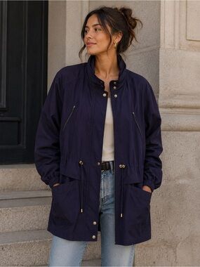 Vintage Leon James 80s 90s Purple Jacket Size S Minimalist Outerwear Casual